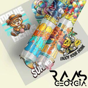 DTF UV Gang Sheet Designing, Printing and Shipping